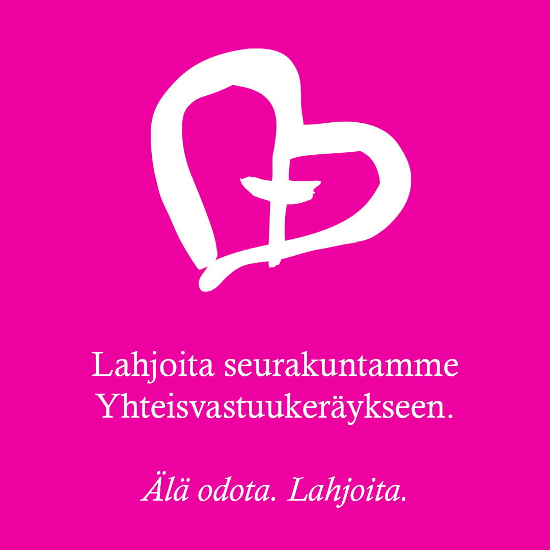 Osallistu yhteisvastuu keräykseen www.yhteisvastuu.fi
