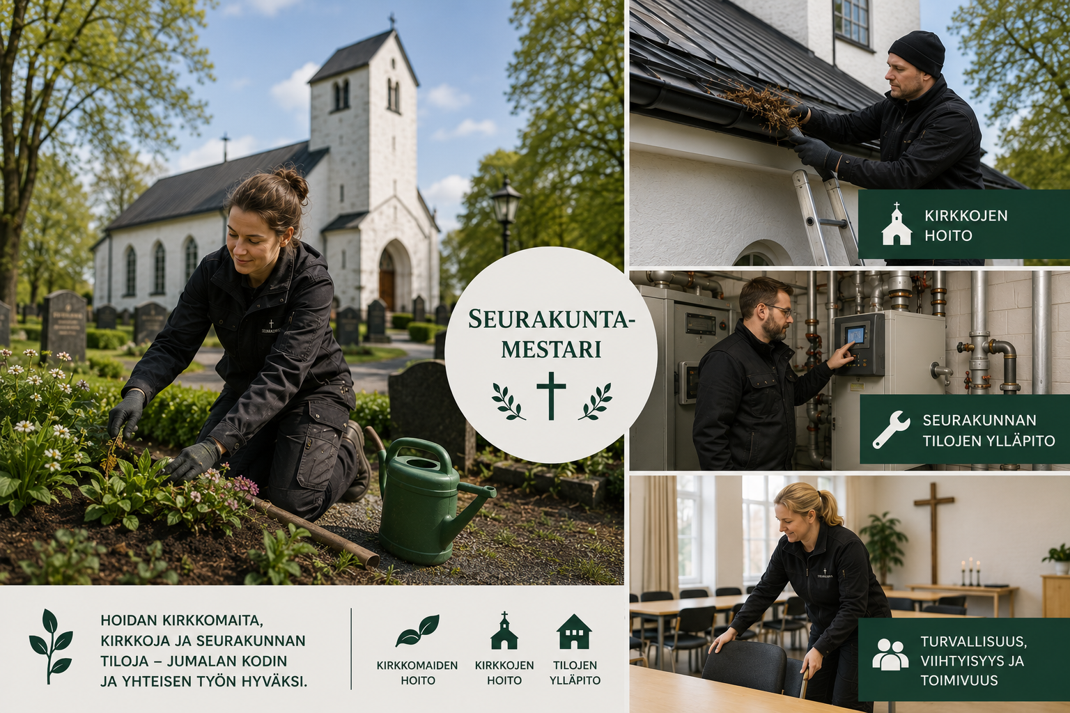 Haetaan seurakuntamestaria