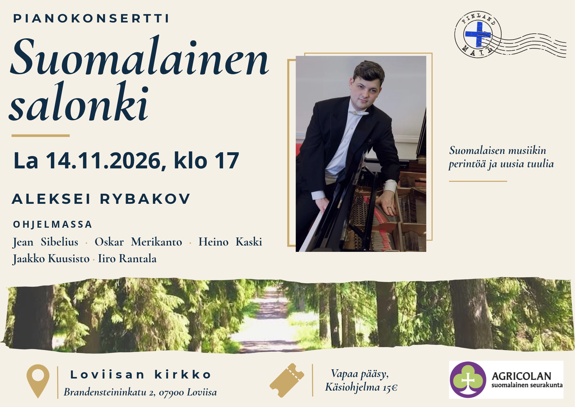 Suomalainen Salonki, Pianokonsertti